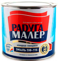 Эмаль ПФ-115 сиреневая 1,9 кг Радуга