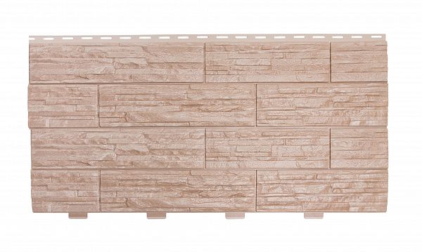 Сайдинг "Кубанский песчаник" 2005х220мм 1шт-0,44м2 /1уп-15шт