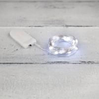 Гирлянда Роса  2м прозрачный ПВХ/белый свет крупные капли IP20 Neon-Light