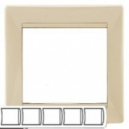 Рамка 5-местная крем Valena Legrand---