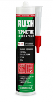 Герметик силиконовый санитарный прозрачный 240мл RSK-120 Rush Kudo(12)