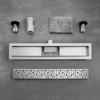 Трап линейный 50  70х700 горизонтальный нерж РМС