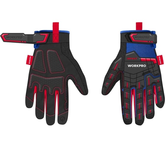 Перчатки с защитой от ударов L Workpro