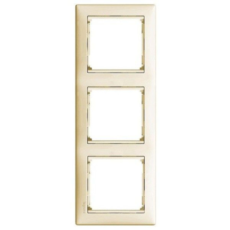 Рамка 3-местная крем Valena Legrand---