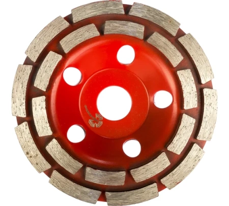 Чашка алмазная шлифовальная двухрядная 125х22,2х5мм Trio-Diamond