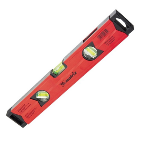 Уровень  80см 2 глазка+1 зеркальный магнитный усиленный Matrix