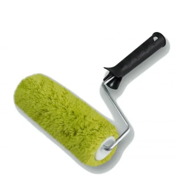 Валик эмаль алкид 240х42х18х6мм 1080г/м2 полиакрил зеленый Decor(45)---