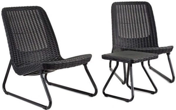 Мебель пластиковая Комплект столик два стула Rio Set  KETER