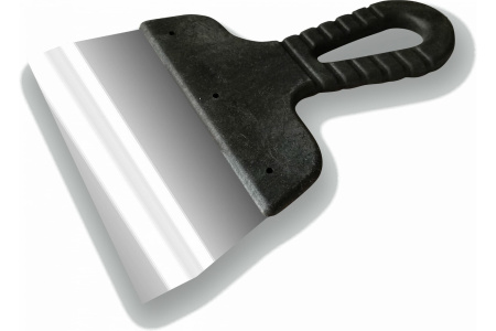 Шпатель нержавеющий 100ммх0,5мм Decor(40)