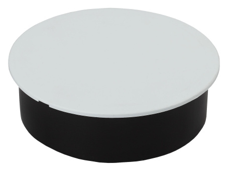 Коробка распределительная  75х30мм круглая черная Эра