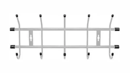 Вешалка настенная 5 крючков ВН5/С серебро Nika