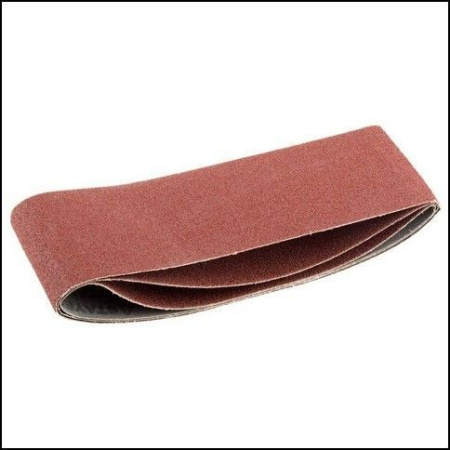 Лента шлифовальная  75х533мм Р180 3шт бесконечная на ткан основ Stayer